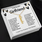 Girlfriend Vertical Personalized Valentine Name Necklace