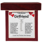 Girlfriend Vertical Personalized Valentine Name Necklace