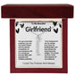 Girlfriend Vertical Personalized Valentine Name Necklace