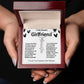 Girlfriend Vertical Personalized Valentine Name Necklace