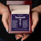 To My Beautiful Soulmate Vertical Name Necklace