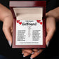 Girlfriend Vertical Personalized Valentine Name Necklace