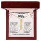 Wife Vertical Personalized Valentine Name Necklace
