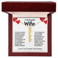 Wife Vertical Personalized Valentine Name Necklace