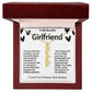 Girlfriend Vertical Personalized Valentine Name Necklace