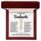 Soulmate Vertical Personalized Valentine Name Necklace