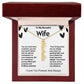 Wife Vertical Personalized Valentine Name Necklace