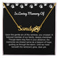 In Loving Memory Of Pet Paw Necklace