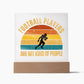 Football Players Plaque