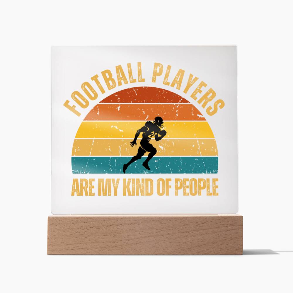 Football Players Plaque