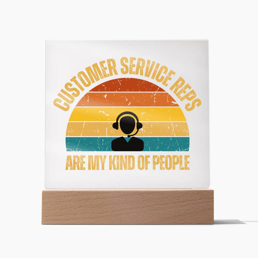 Customer Service Reps Plaque