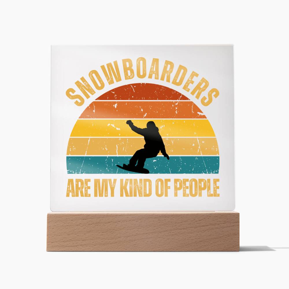 Snowboarders Plaque