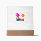 Square Night Light Plaque - Be Your Awesome Self Fish Aquarium