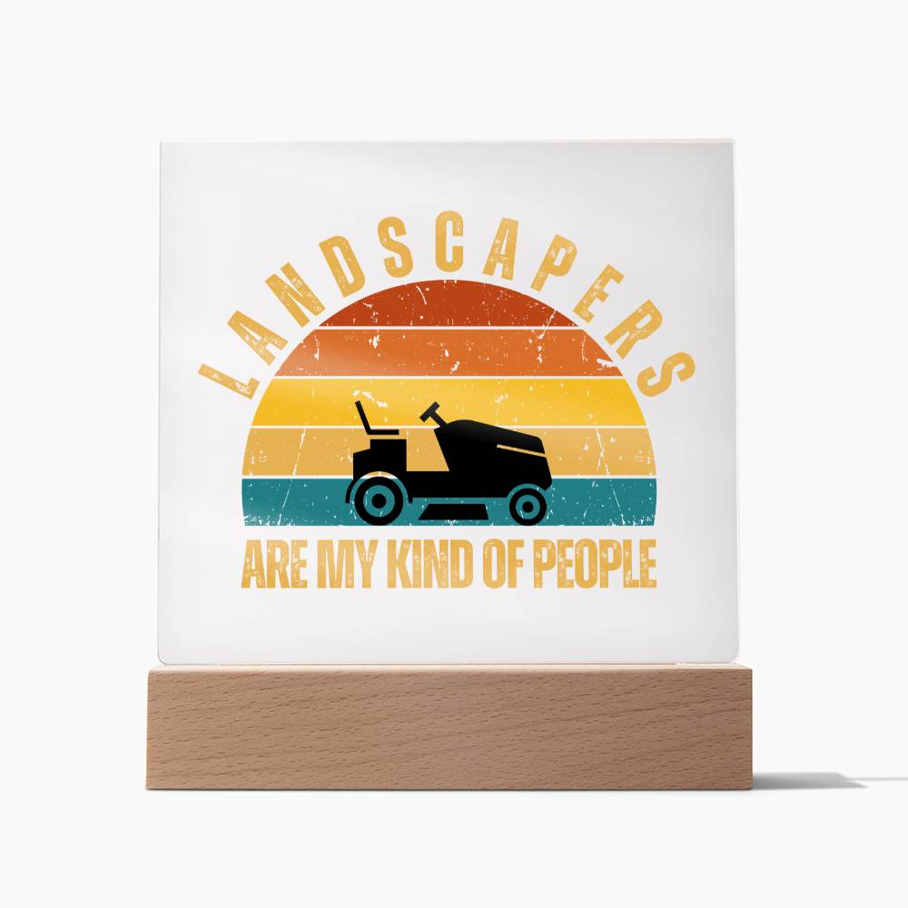 Landscapers Plaque