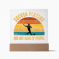 Soccer Players Plaque