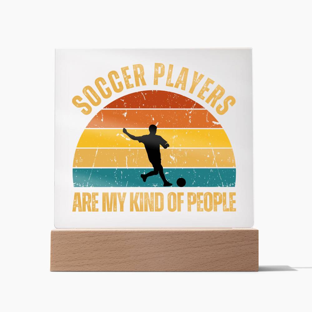 Soccer Players Plaque