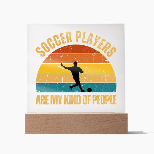 Soccer Players Plaque