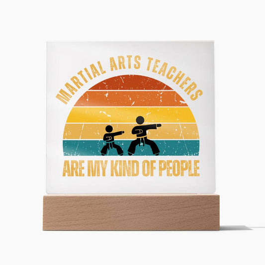 Martial Arts Teachers Plaque