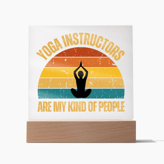 Yoga Instructors Plaque