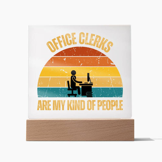Office Clerks Plaque