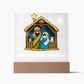 Night Light Plaque-Christmas Nativity Scene