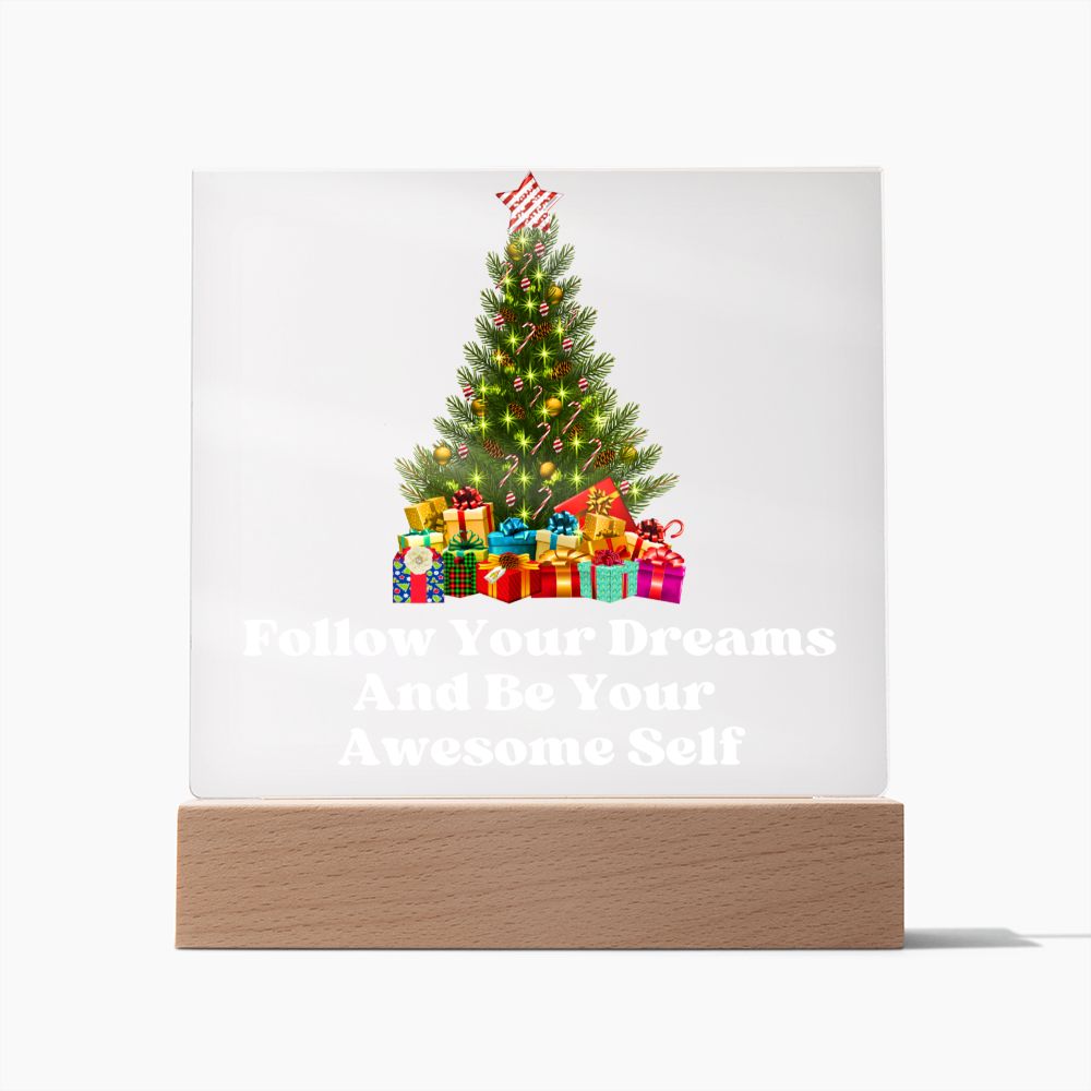 Night Light Plaque- Christmas Tree