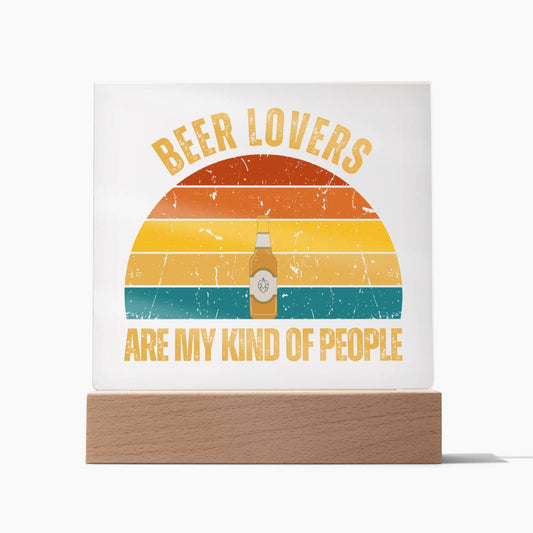Beer Lovers Plaque