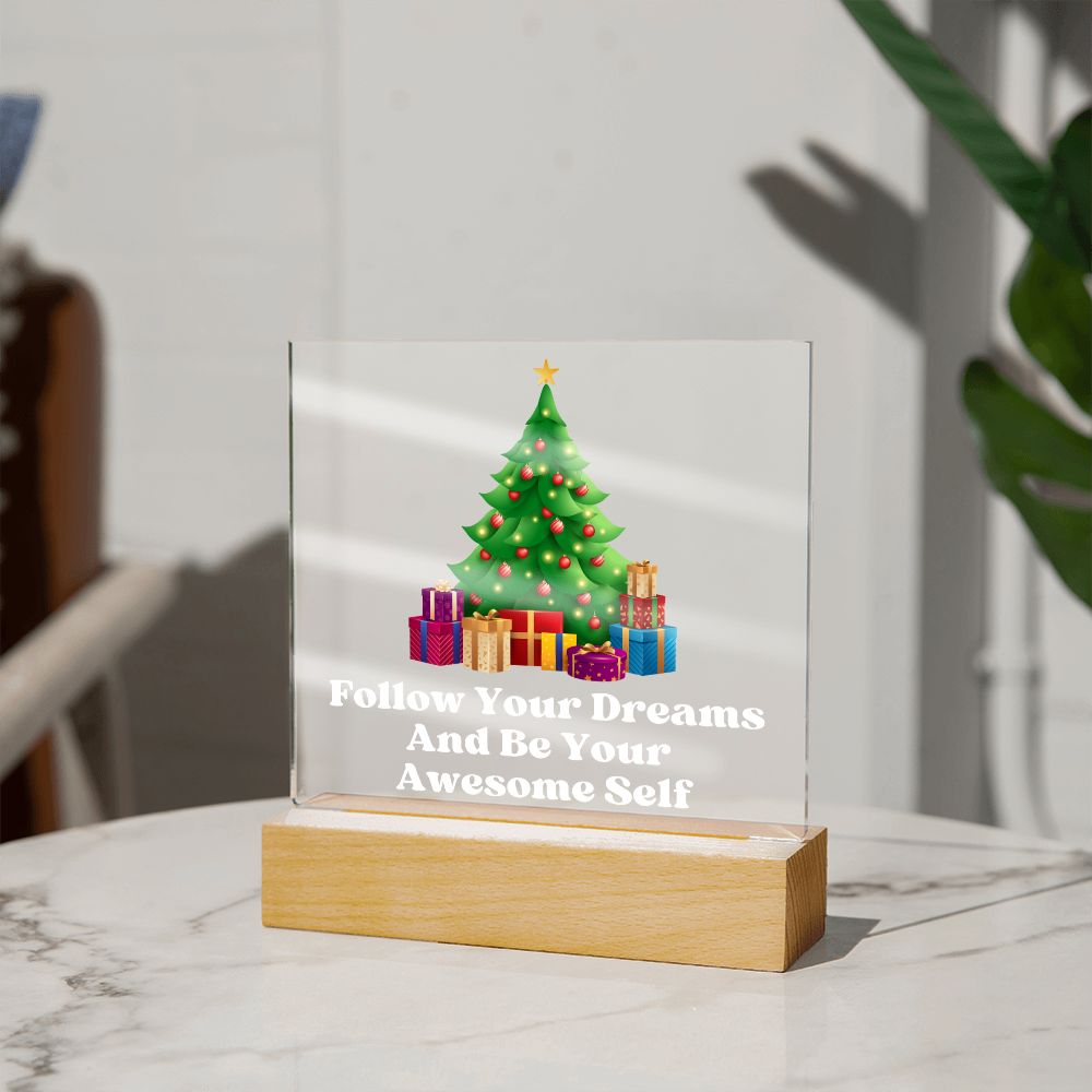 Night Light Plaque- Christmas Tree