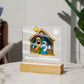Night Light Plaque-Christmas Nativity Scene