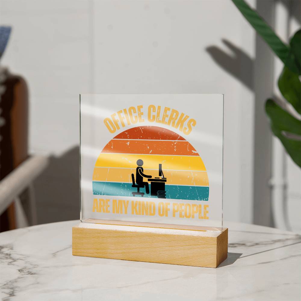 Office Clerks Plaque