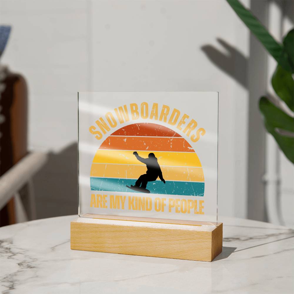 Snowboarders Plaque