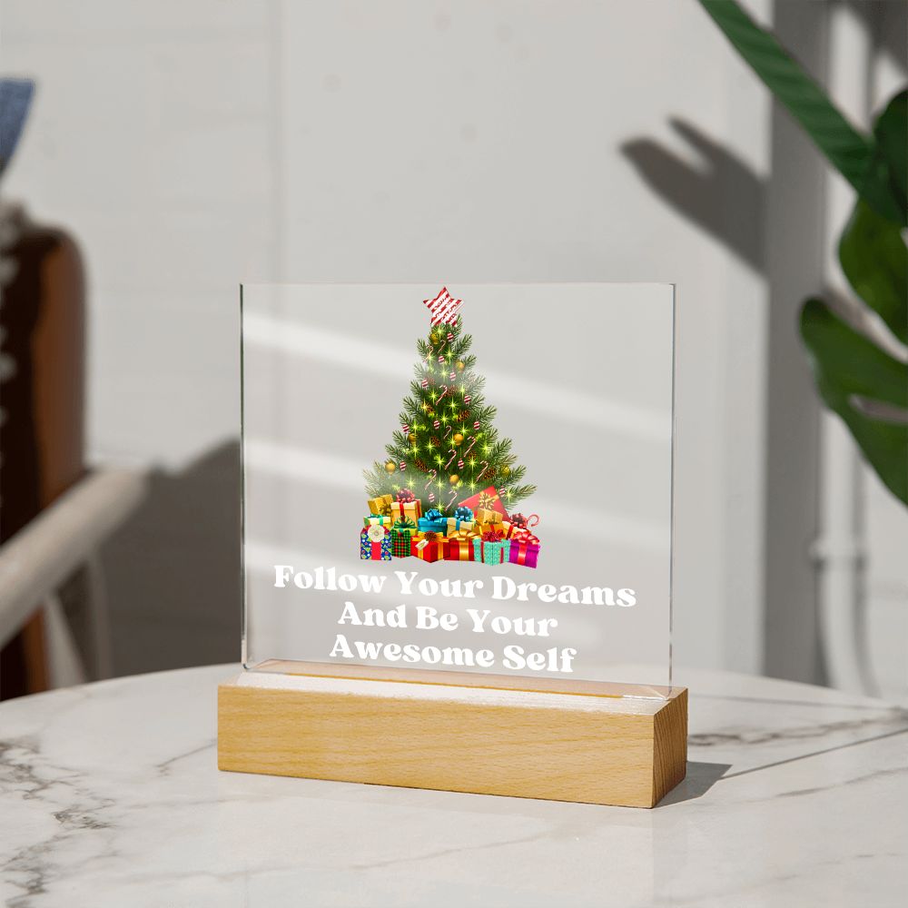 Night Light Plaque- Christmas Tree
