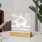 Night Light Plaque- Christmas Nativity Scene