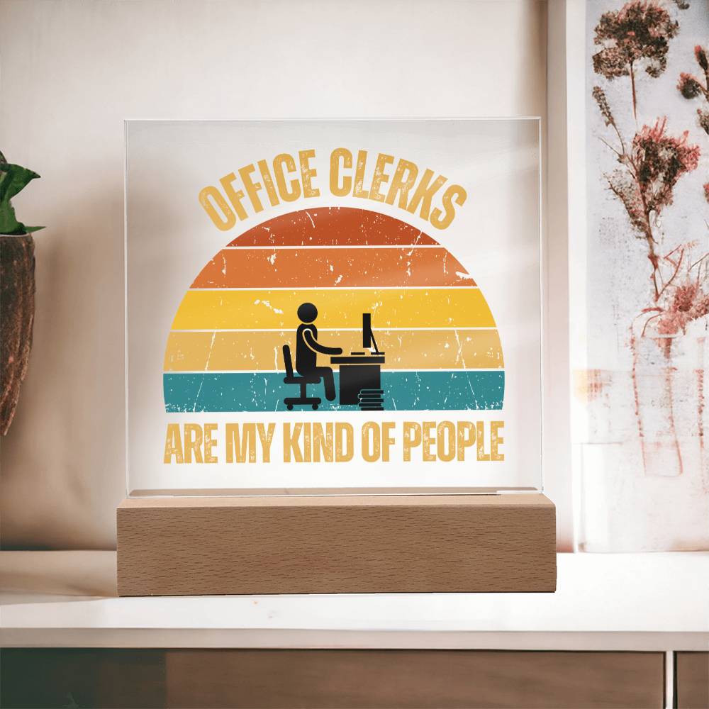 Office Clerks Plaque