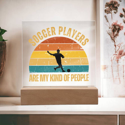 Soccer Players Plaque