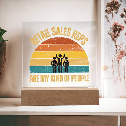 Retail Sales Reps Plaque