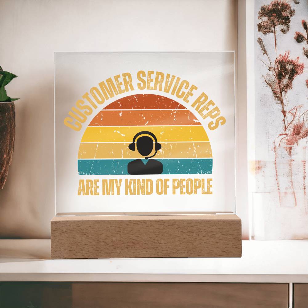 Customer Service Reps Plaque