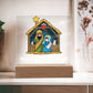 Night Light Plaque-Christmas Nativity Scene