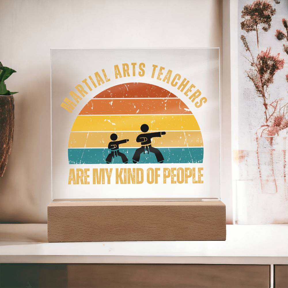 Martial Arts Teachers Plaque