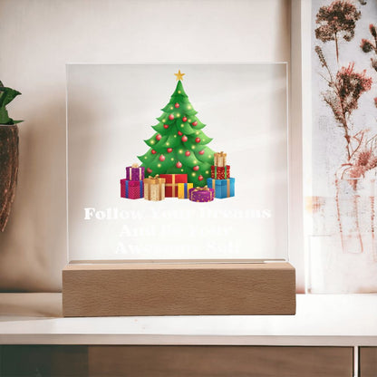 Night Light Plaque- Christmas Tree