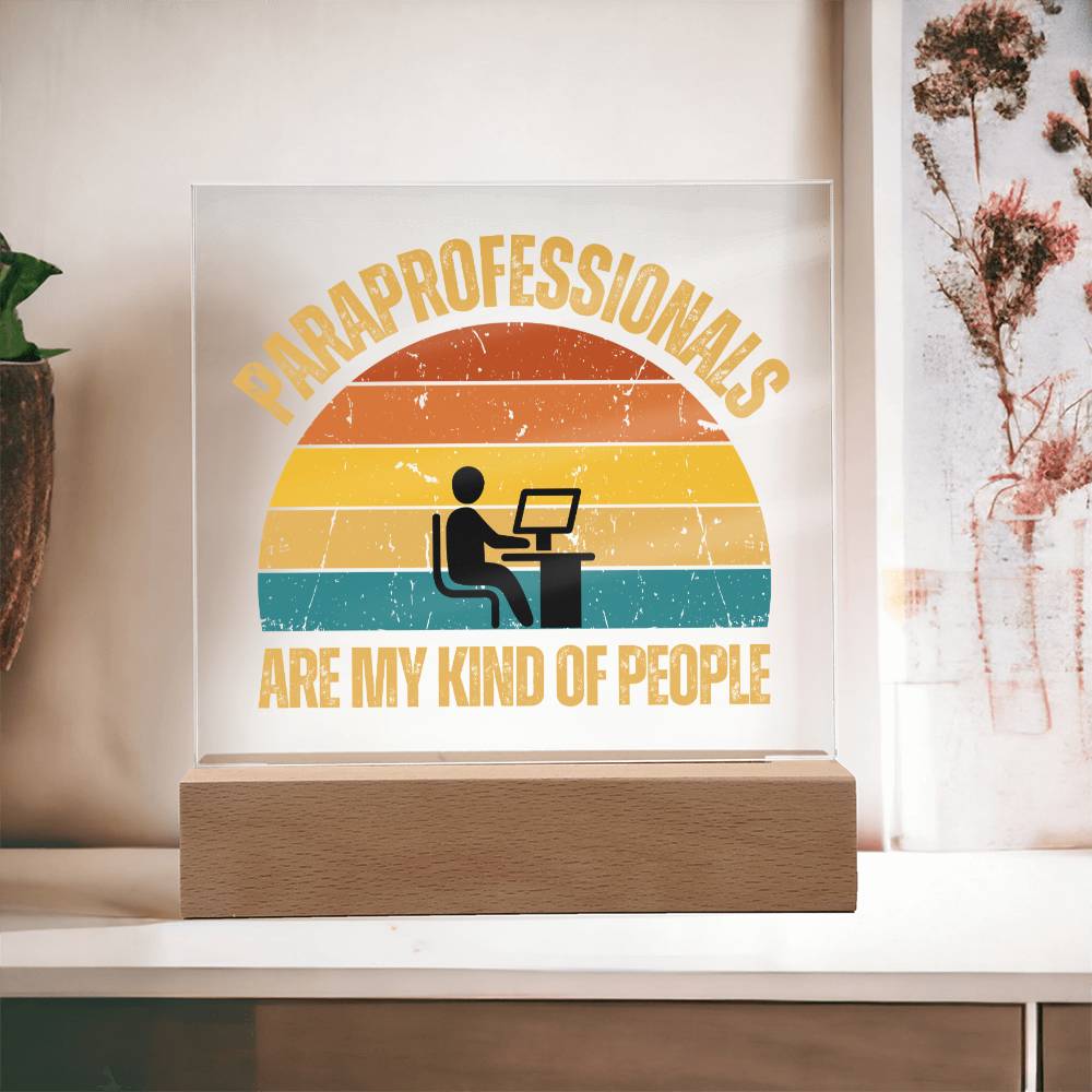 Paraprofessionals Plaque