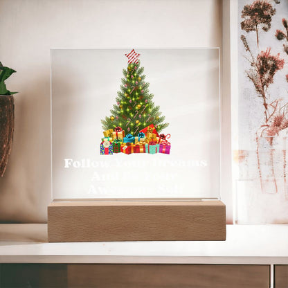 Night Light Plaque- Christmas Tree