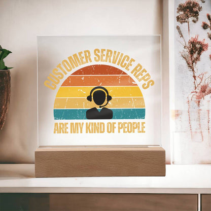 Customer Service Reps Plaque