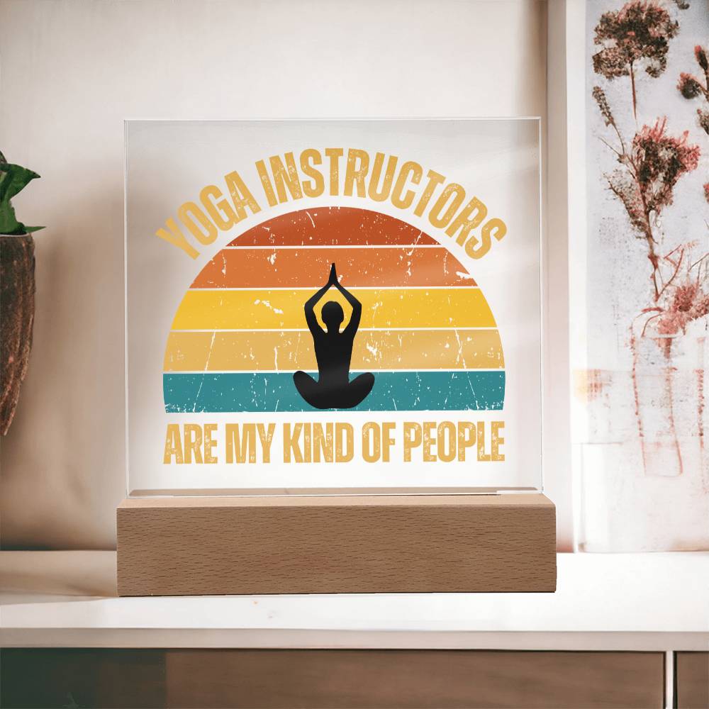 Yoga Instructors Plaque