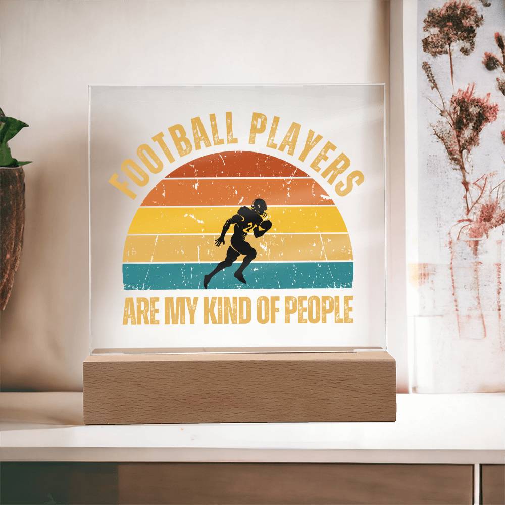 Football Players Plaque
