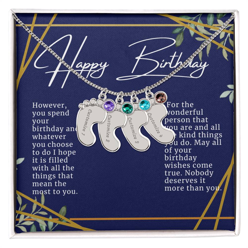 Happy Birthday Necklace