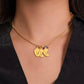New Mom Baby Feet Birthstone Necklace
