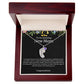 Personalized To An Amazing New Mom Baby Feet Birthstone Necklace