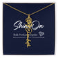 Mom Flower Name Necklace