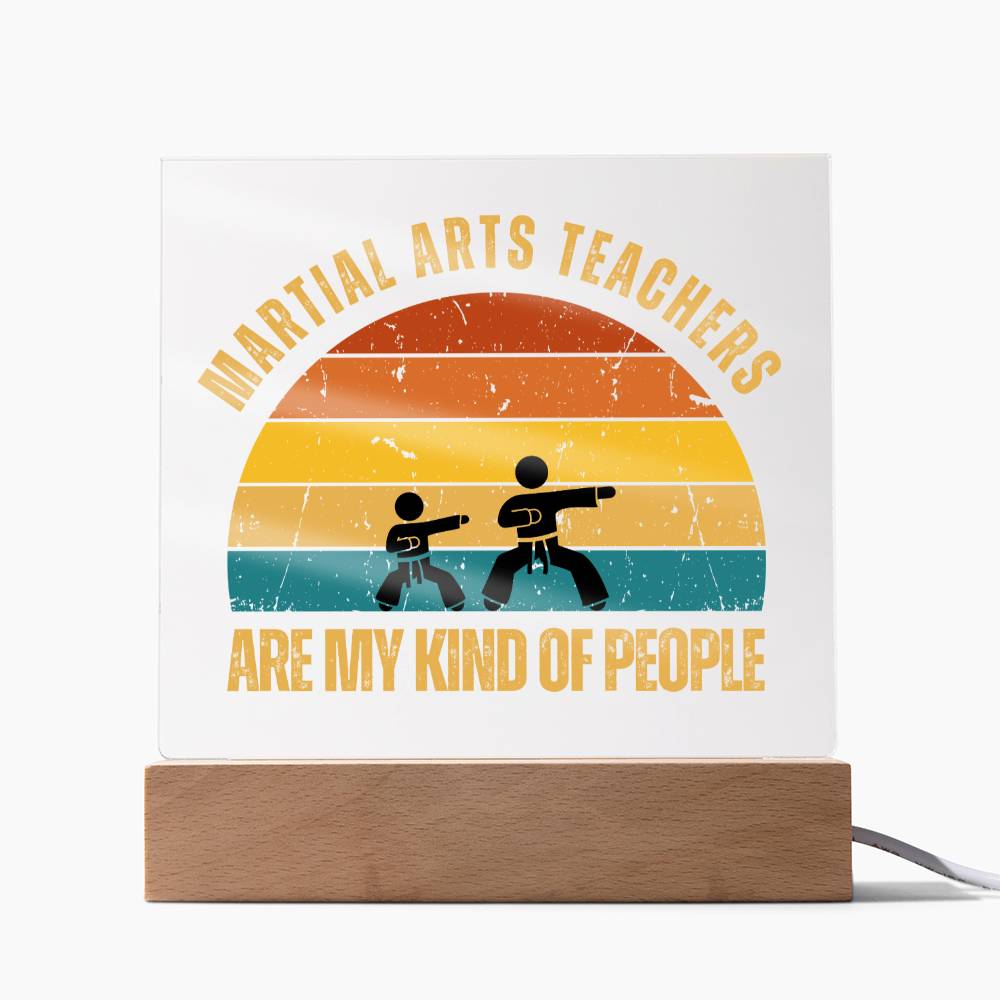 Martial Arts Teachers Plaque